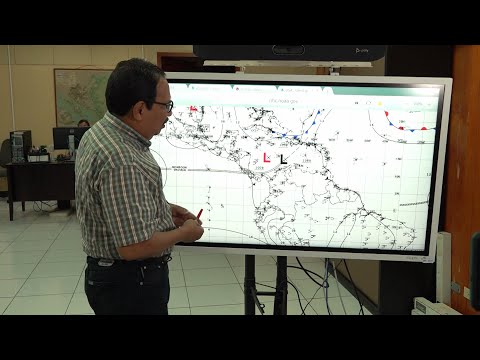 Bajas presiones traen lluvias ligeras a débiles en territorio nicaragüense
