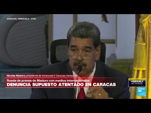 Nicolás Maduro acusa a los 'comanditos' de planear ataques en Caracas • FRANCE 24 Español