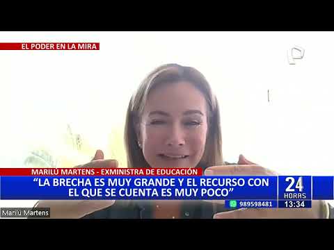 #24HORAS| MARILÚ MARTENS OPINA SOBRE LA EDUCACIÓN EN EL PERÚ