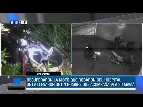 Recuperaron la moto que robaron del hospital