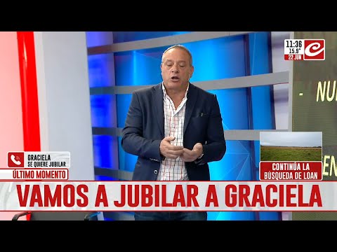 Jubilamos a Graciela en vivo