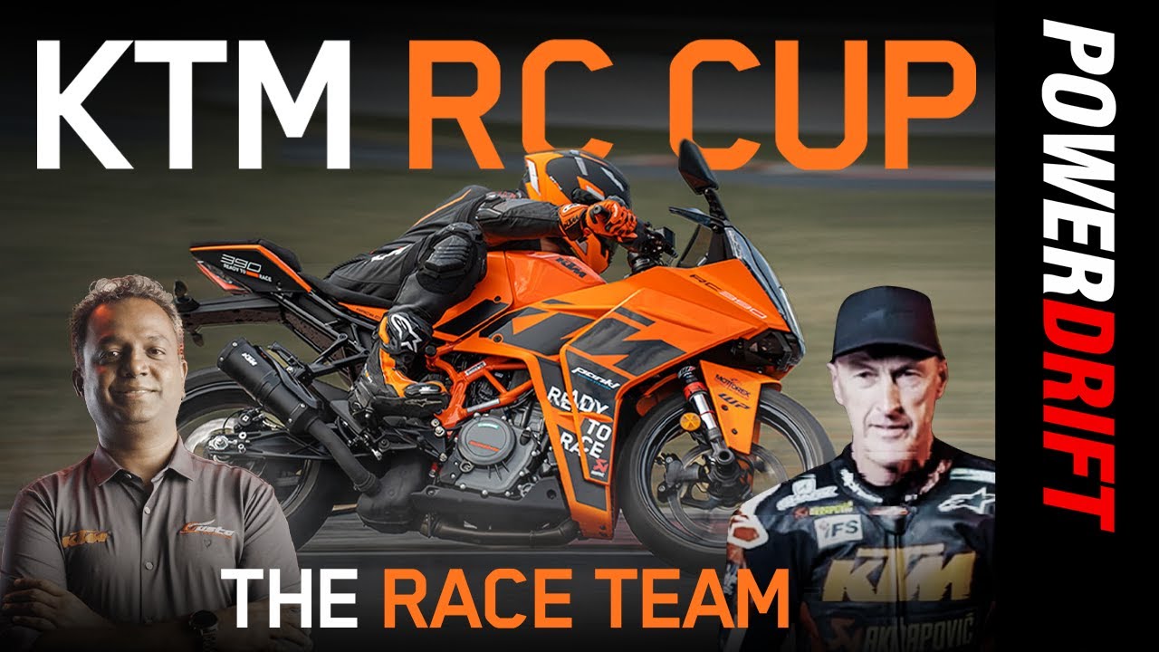 Introducing the Race Team - Jeremy McWilliams & Emmanuel Jebaraj | KTM RC Cup | PowerDrift