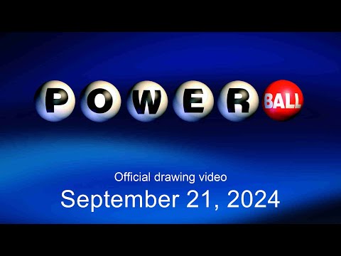 Powerball drawing for September 21, 2024