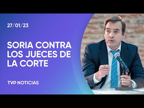 Martín Soria: “Los jueces de la Corte hacen política”