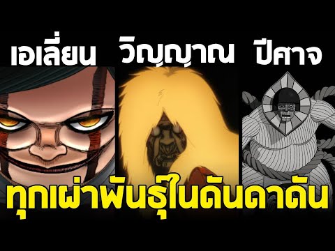 Dandadan-อธิบายทุกเผ่าพันธุ