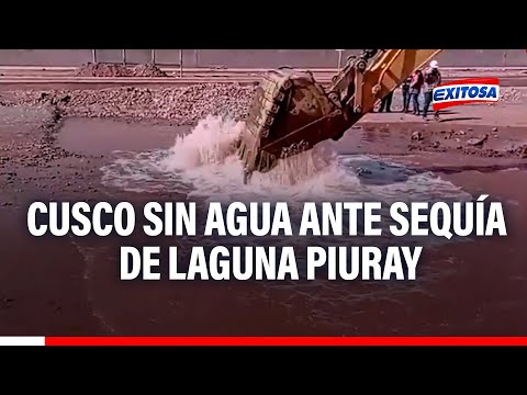Cusco: Cuenta regresiva para inicio de desabastecimiento de agua ante sequía de la laguna Piuray