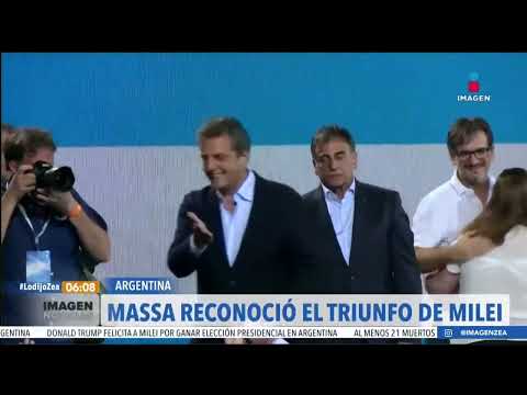 Elecciones en Argentina: Sergio Massa reconoce el triunfo de Javier Milei | Noticias con Paco Zea