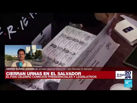 Informe desde San Salvador: cierran las urnas; inicia el conteo de votos por las presidenciales