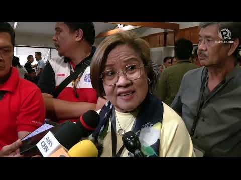 De Lima expects personal attacks for 2025 elections