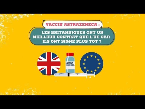 Vaccin AstraZeneca : le Royaume-Uni a un meilleur contrat que l'UE car il a signé plus tôt 