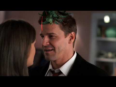 Bones Extended Kissing Scene 'Santa in the Slush' S03E09