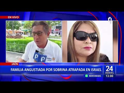 Familia peruana pide ayuda para su sobrina atrapada en Israel