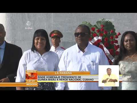 Rinde homenaje Presidente de Guinea-Bisau a Héroe Nacional cubano, José Martí