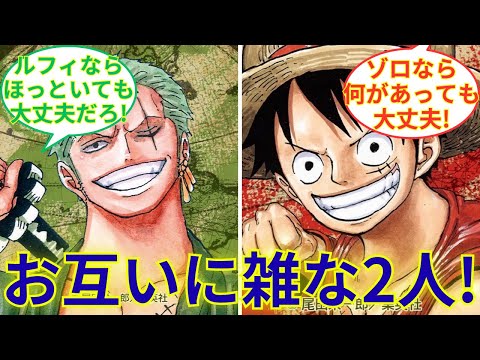 ルフィとゾロが二人きりになると、途端に会話が小学生以下になる!?【ワンピース反応集】【最新話 ネタバレ】