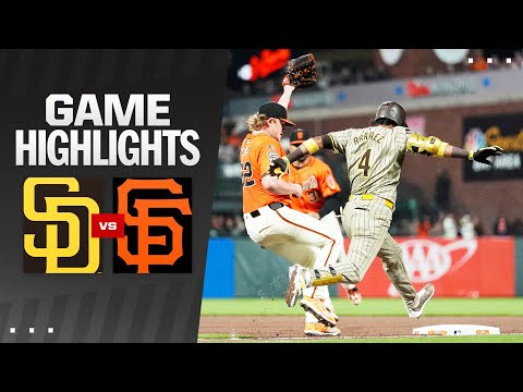 Padres vs. Giants Game Highlights (9/13/24) | MLB Highlights