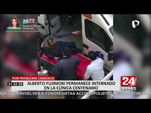 Alberto Fujimori es trasladado de emergencia al Hospital de Ate Vitarte (3/2)