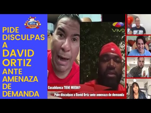 ¿Cristian Casablanca TIENE MIEDO Pide disculpas a David Ortiz ante amenaza de demanda