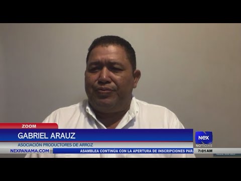 Gabriel Arau?z nos habla de la situacio?n de los productores de arroz con las lluvias en Chiriqui?