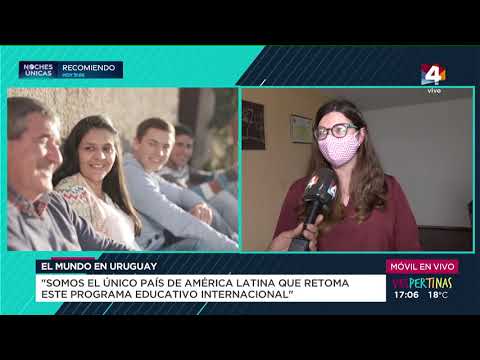 Vespertinas - 62 adolescentes de intercambio estudiantil vivirán 10 meses en Uruguay