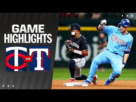 Twins vs. Rangers Game Highlights (8/18/24) | MLB Highlights