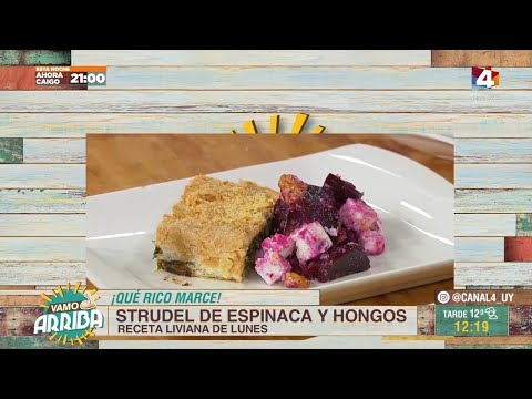 Vamo Arriba - Strudel de espinaca y hongos