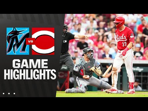 Marlins vs. Reds Game Highlights (7/9/25) | MLB Highlights