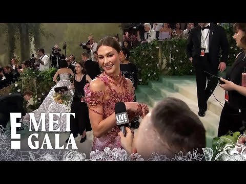Supermodel Karlie Kloss Sparkles in Swarovski at Her 15th Met Gala | E! Insider