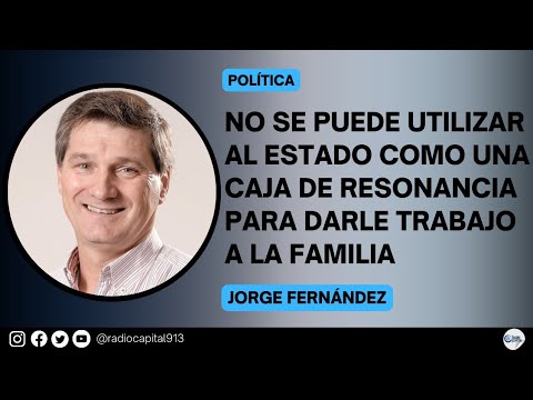 Jorge Fernández: Hay que buscar la ampliación de la matriz productiva para que todos estén adentro'