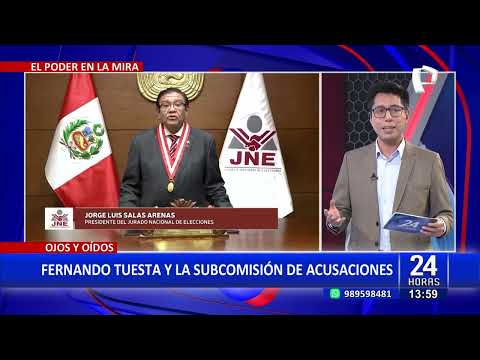 24Horas Fernando Tuesta y la Subcomisión de Acusaciones