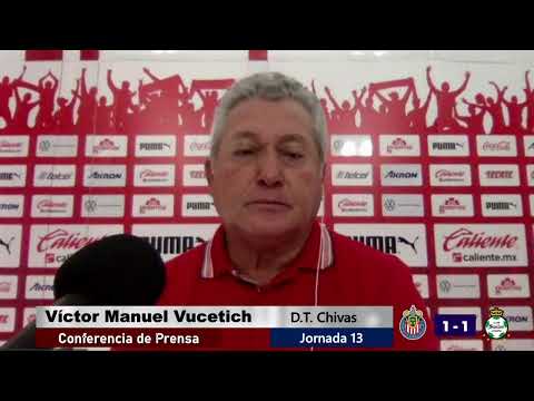 ? Víctor Manuel Vucetich ? Chivas  1 - 1  Santos ? Guardianes 2021 Conferencia de Prensa Jornada 13