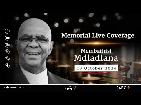 Former Labour Minister Membathisi Mdladlana's memorial service