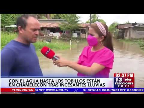 ¡Inundados! Fantasma de ETA & IOTA vuelve a la zona norte de Honduras por constantes lluvias