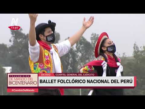 Cambio de mando: el Carnaval de Huaylas se hizo presente en Desfile Militar | Bicentenario del Perú