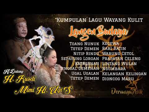 Kumpulan lagu Wayang Kulit Langen Budaya sinden Mimi Hj Ugi.S