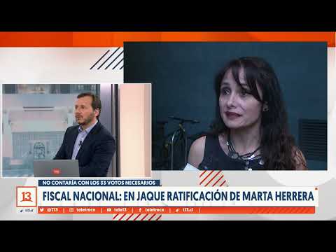 En duda ratificación de Marta Herrera como Fiscal Nacional - Mesa de Análisis T13 Noche