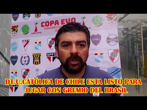 ENTREVISTA CON LOS JUGADORES DE U.CATÓLICA DE CHILE SALDRAN GANAR EL ENCUENTRO DEPORTIVO DE HOY...