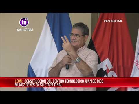 Construcción del Tecnológico Juan de Dios Muñoz en León en su etapa final – Nicaragua