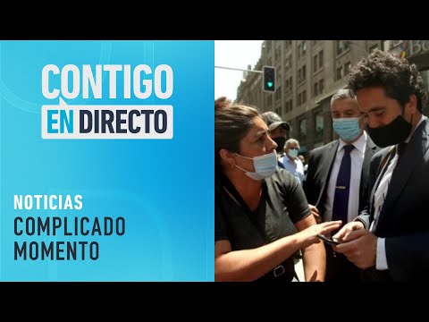 FUE ENCARADO: El duro encontrón del Ministro Briones con transeúntes - Contigo En Directo