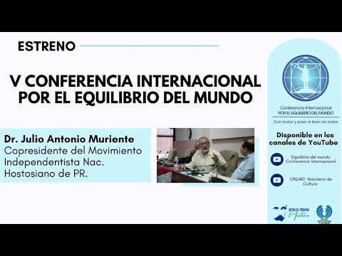 Conferencia Magistral. Intervención del Dr. Julio Antonio Muriente (profesor)
