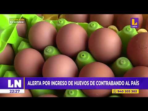 3,8 millones de huevos ingresan de contrabando al Perú cada semana