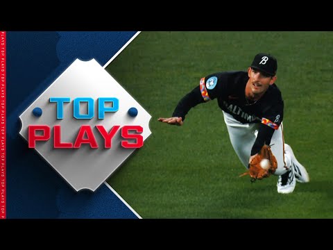 Top MLB Plays of 9/19/25 (Jacob Wilsons jump throw, Dylan Beavers fantastic catch, MORE!)