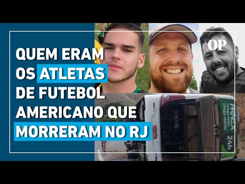 Saiba quem eram os jogadores de futebol americano que morreram em acidente de ônibus no RJ