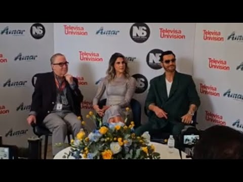 DAVID ZEPEDA  y EVA CEDEÑO Protagonistas novela A.mar Productor NACH9 SADA