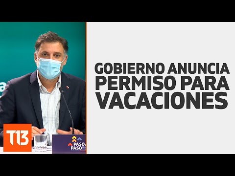Gobierno anuncia permiso de vacaciones en medio de pandemia