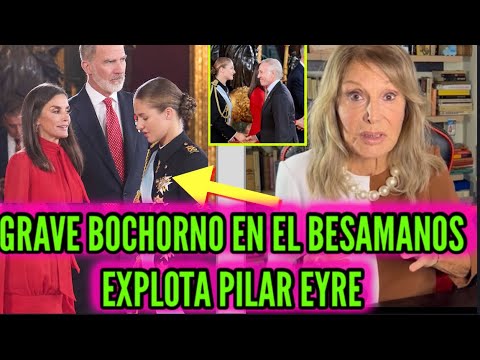 PILAR EYRE EXPLOTA LA MAYOR BOMBA! REINA LETIZIA 12-O Y BOCHORNO EN BESAMANOS POR REY JUAN CARLOS I