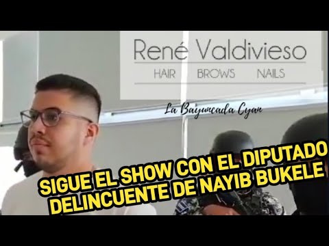PRESENTAN AL DIPUTADO CORRUPTO DE NAYIB BUKELE CON UN CORTE DE RENE VALDIVIESO