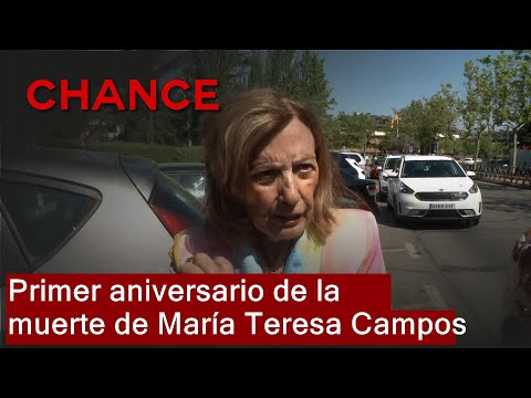 Terelu Campos y Carmen Borrego homenajean a María Teresa Campos en el aniversario de su muerte