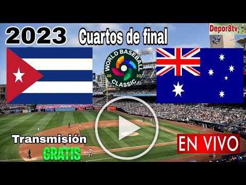 En vivo: Cuba vs. Australia, donde ver, Cuba vs. Australia en vivo, béisbol cuartos de final