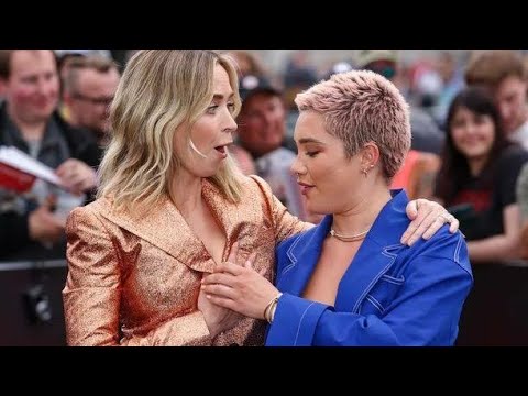 Emily Blunt booed during Oppenheimer London premiere. Emily Blunt and Florence Pugh worderobe
