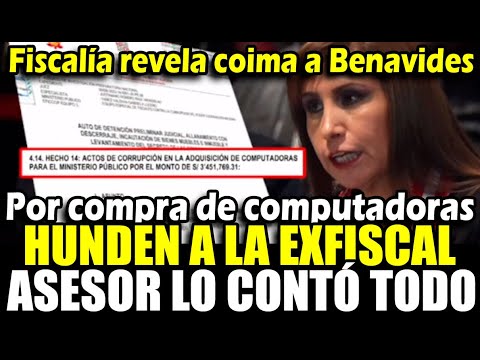 Fiscalía revela pago de coima a Patricia Benavides por compra de Computadoras por 3 millones